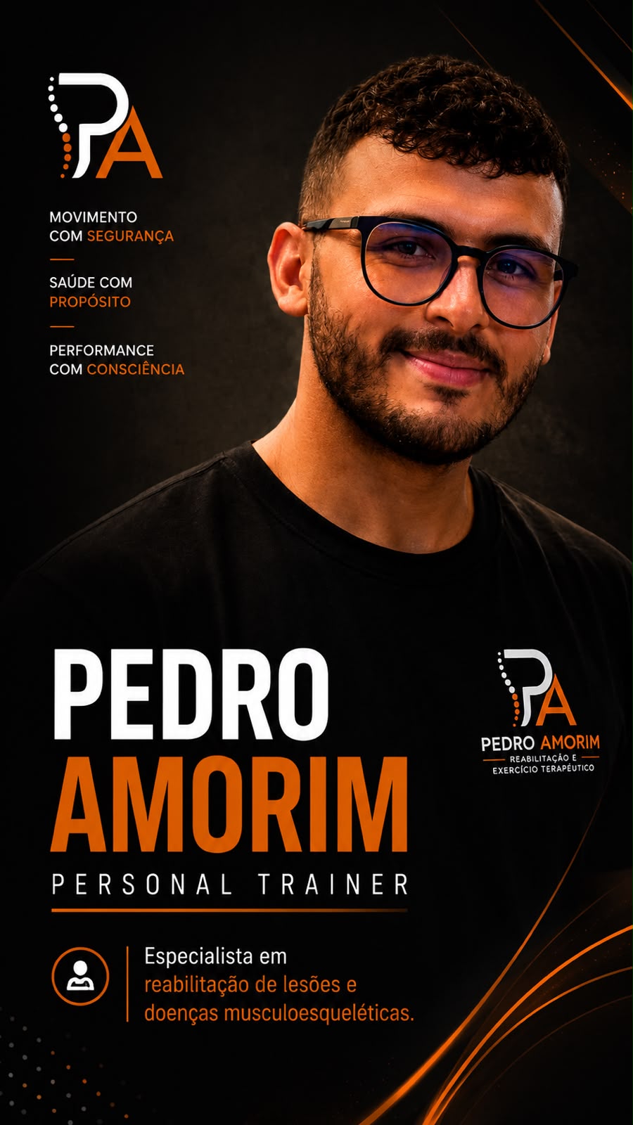Pedro Amorim - Personal Trainer especialista em reabilitação